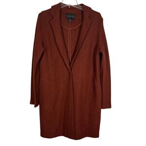 Rachael Zoe One Button Long Wool Blend Duster Size M
